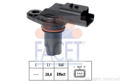 Датчик распределителя Opel MOVANO, VIVARO/Renault GRAND SCENIC 1.9D-3.0D 05- Facet (90551)