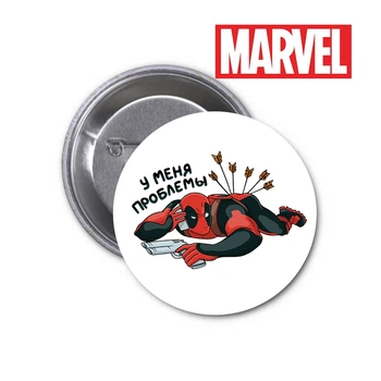 Значок Marvel Deadpool Марвел Дедпул #06
