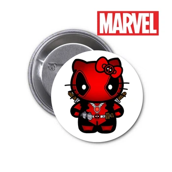 Значок Marvel Deadpool Марвел Дедпул #07 Kitty