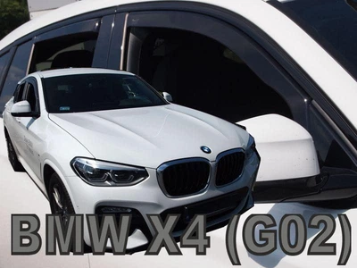 Дефлекторы окон (ветровики) HEKO для BMW X4 G02 2018+ 5D вставные 4 шт