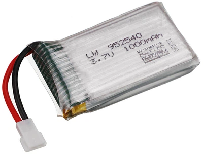 Аккумулятор Li Pol 952540 1000 мАч 3.7В (разъем JST 2pin). Liter Energy