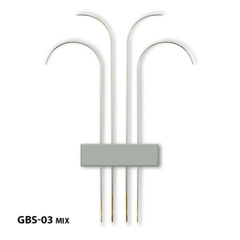 Иголки бисерные для спинера KOLOROVA GBS-03 mix