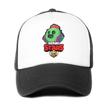 Кепка Тракер дитяча Бравл Старс Спайк (Brawl Stars Spike) (33404-1030-1) 52-57 см Чорний