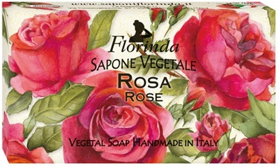 Мыло натуральное Florinda Роза 300 г (8059591190531)