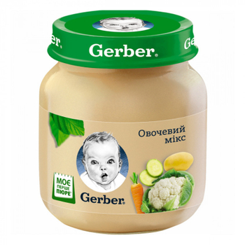 Дитяче пюре Gerber овочевий мікс 130г (1227244)
