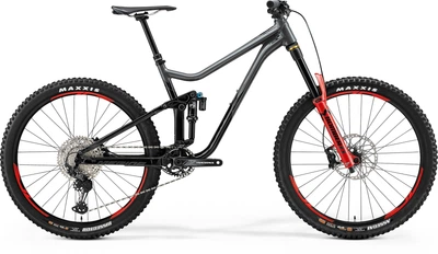 Велосипед двопідвісний MERIDA, ONE-SIXTY 700, GREY/SPARKLING BLACK, 2021