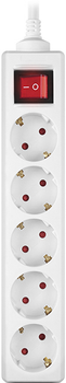 Сетевой фильтр-удлинитель Real-El RS Protect M 3 м White (EL122300027)