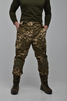 Військові демісезонні штани ЗСУ з наколінниками Shumeru ripstop L