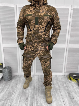 Тактическая весенняя военная форма комплектом ( Куртка + Штаны ), Камуфляж: Пиксель, Размер: XL
