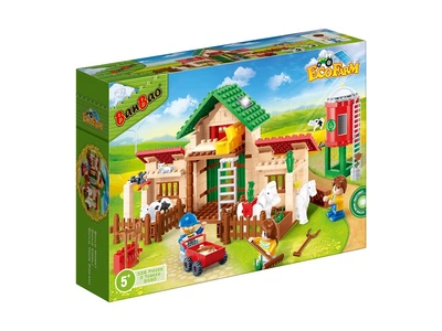 Детский конструктор "Экоферма" Banbao 8580 (6974387591434)