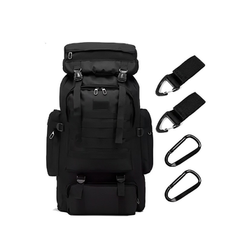 Тактический армейский рюкзак на 80 л 70x33x15 см Черный