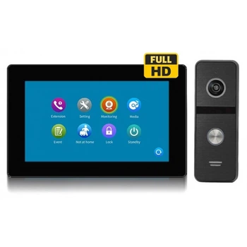 Комплект домофона CoVi Security TAB FHD Black + Iron FHD Black