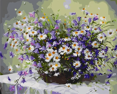 Картина по номерам "Букет ромашек" Origami 40x50см LW 31500