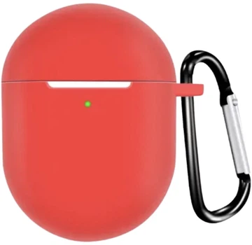Силиконовый чехол Nik с карабином для Xiaomi Redmi Buds 4 red