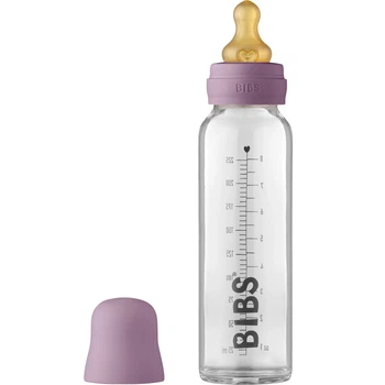 Дитяча скляна пляшечка BIBS Mauve 225 мл.