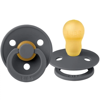 Класична латексна пустушка BIBS Colour Iron 18 міс.+ розмір 3