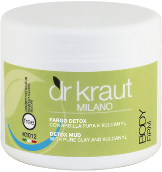 Маска для лица Dr.Kraut Detox Грязевая c очищающей глиной и вулканической пылью 500 мл (K1012)