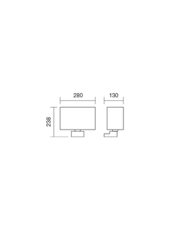 Бра Redo ENJOY STRUCTURA AP 1X42W E27 (5.1.1) 01-678 SBK