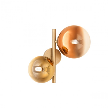 Бра Redo ROY AP 2X10W G9 MATT BRASS/GOLD+COFFEE IP20 (5.1.1) 01-2778