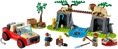 Конструктор LEGO City Позашляховик для порятунку диких тварин 157 деталей (60301)