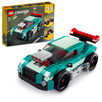 Zestaw klocków LEGO Creator Uliczna wyścigówka 258 elementów (31127)
