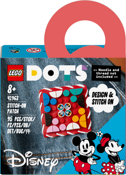 LEGO DOTS Naszywka z Myszką Miki i Minnie 95 elementów (41963)