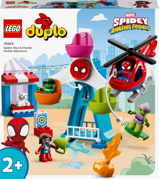 Zestaw klocków LEGO DUPLO Super Heroes Spider-Man i przyjaciele: przygody w wesołym miasteczku 41 elementów (10963)