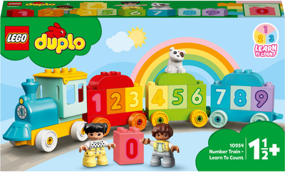 Конструктор LEGO DUPLO Потяг із цифрами - вчимося рахувати 23 деталі (10954)