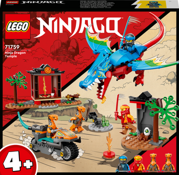 Zestaw klocków LEGO Ninjago Świątynia ze smokiem ninja 161 element (71759)