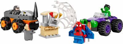 Zestaw klocków LEGO Super Heroes Marvel Hulk kontra Rhino — starcie pojazdów 110 elementów (10782)