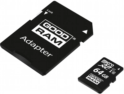 Goodram microSDXC 64GB UHS-I class 10 + adapter (M1AA-0640R12)