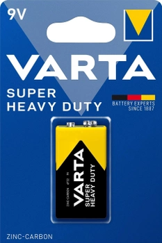 Батарейка VARTA SUPERLIFE 6F22 BLI 1 шт (2022101411) (4008496556427)