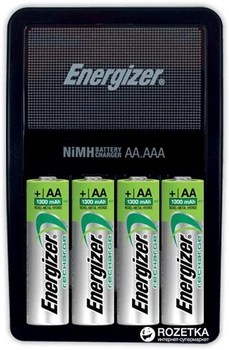 Зарядний пристрій АА/ААА Energizer Maxi Charger + 4 AA 2000 mAh (E300321200)