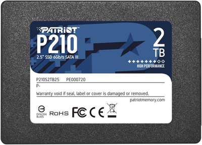 Dysk SSD Patriot P210 2TB 2.5" SATAIII TLC (P210S2TB25)