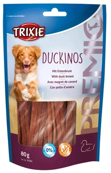 Ласощі для собак Trixie 31594 Premio Duckinos качка 80 г (4011905315942)