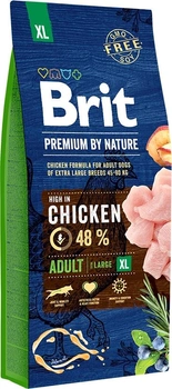 Sucha karma dla psów ras olbrzymich BRIT Premium XL z kurczakiem 15 kg (8595602526529)