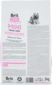 Sucha karma dla dorosłych psów rasy yorkshire terrier Brit Care Sensitive Grain Free Yorkshire 2 kg (8595602520190)