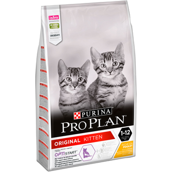 Сухий корм для кошенят Purina Pro Plan Original Kitten з куркою 10 кг (7613036505307)