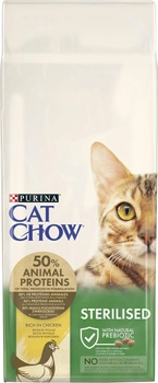 Sucha karma dla kotów sterylizowanych PURINA Cat Chow z kurczakiem 15kg (7613032233051)