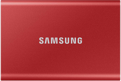 Samsung Portable SSD T7 2TB USB 3.2 Type-C (MU-PC2T0R/WW) External Red