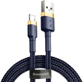 Кабель Baseus Cafule Cable USB for IP 1.5A 2 м Gold/Blue (CALKLF-CV3)