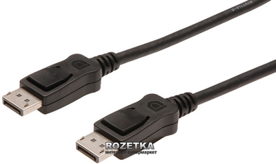 Kabel Digitus DisplayPort (AM/AM) 1m Czarny (AK-340100-010-S)