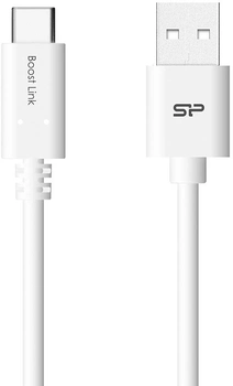 Кабель Silicon Power LK10AC USB Type A — Type C 1 м White (SP1M0ASYLK10AC1W)