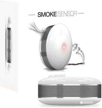 Inteligentny czujnik dymu FIBARO Smoke Sensor Z-Wave Biały (FGSD-002_ZW5)