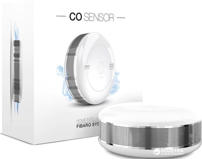 Розумний датчик чадного газу FIBARO CO Sensor Z-Wave Білий (FGCD-001)