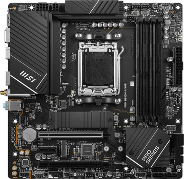 Материнська плата MSI PRO B650M-A WIFI (sAM5, AMD B650, PCI-Ex16)