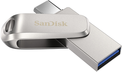 SanDisk Ultra Dual Luxe Type-C 64GB USB 3.1 Silver (SDDDC4-064G-G46)