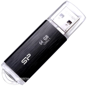 Silicon Power Blaze B02 64GB USB 3.0 Black (SP064GBUF3B02V1K)