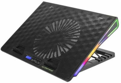 Охолоджувальна підставка для ноутбука Esperanza EGC101 Black/RGB
