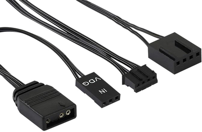 Hub do sterowania oświetleniem RGB Aerocool H66F 6 x 6-pin ARGB + 2 x 3-pin 5V (H66F HUB)